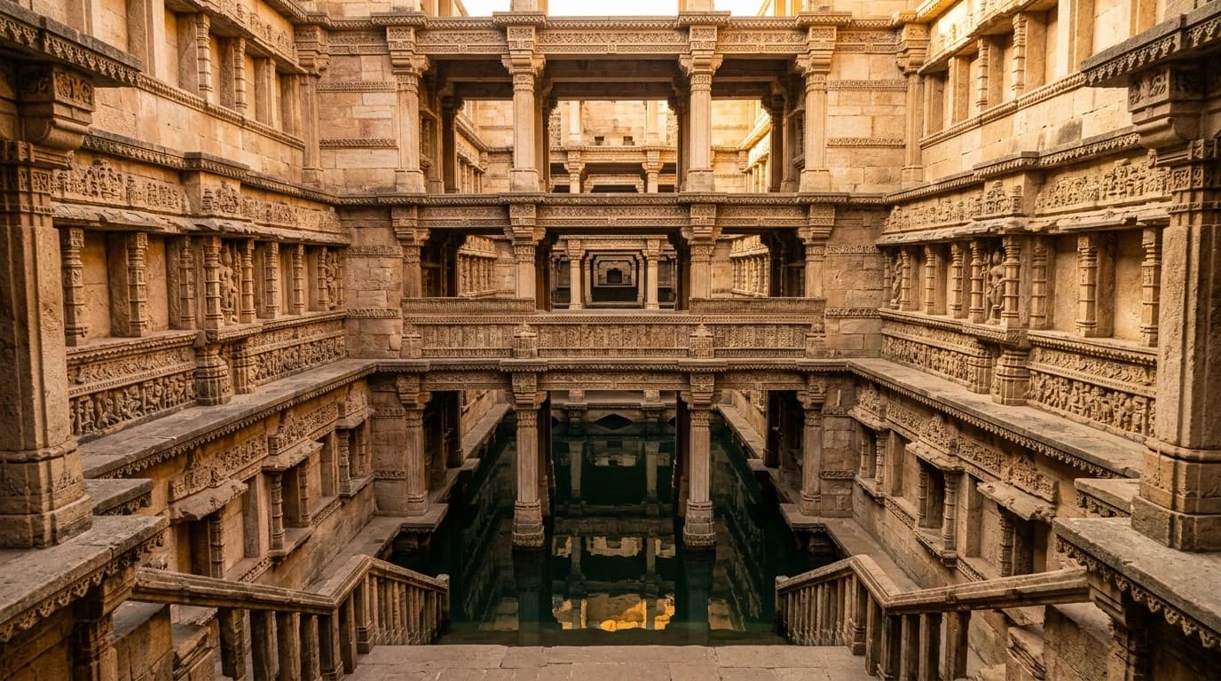 Stepwells (Vavs & Baolis): Sacred Subterranean Hydro-Engineering