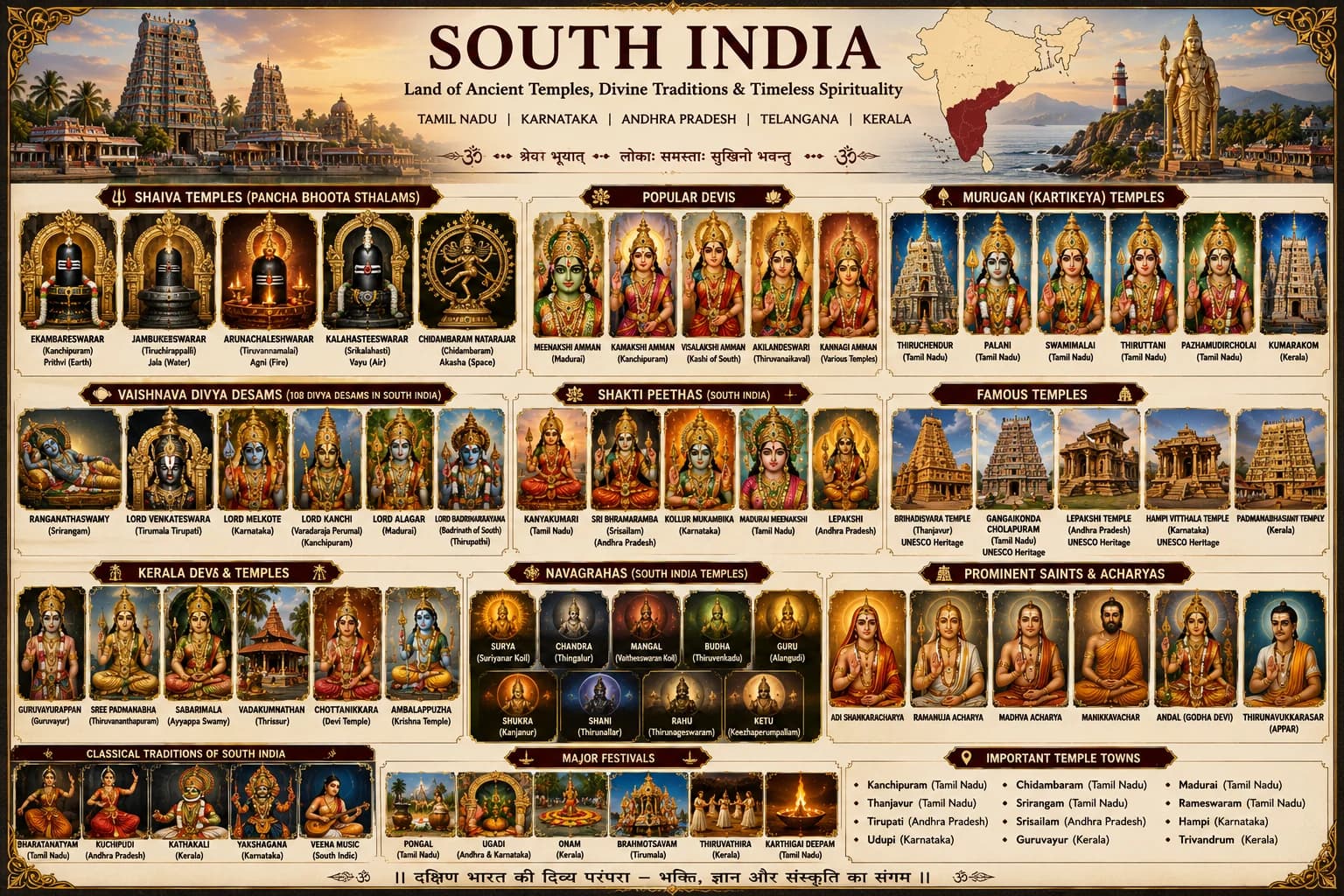 South India Heritage Architecture and Culture
