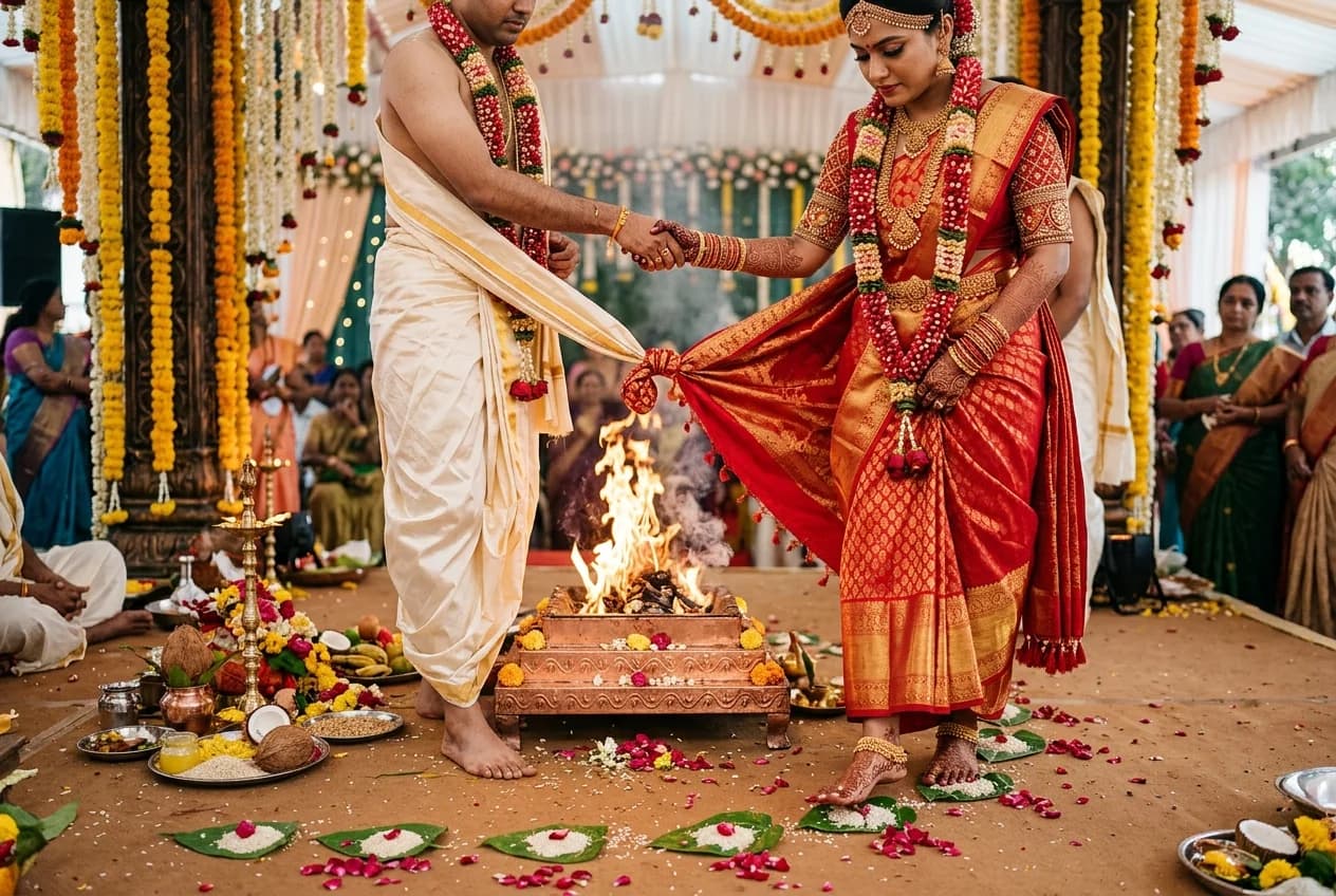 Vivaha Samskara: The Seven Steps of Sacred Matrimony